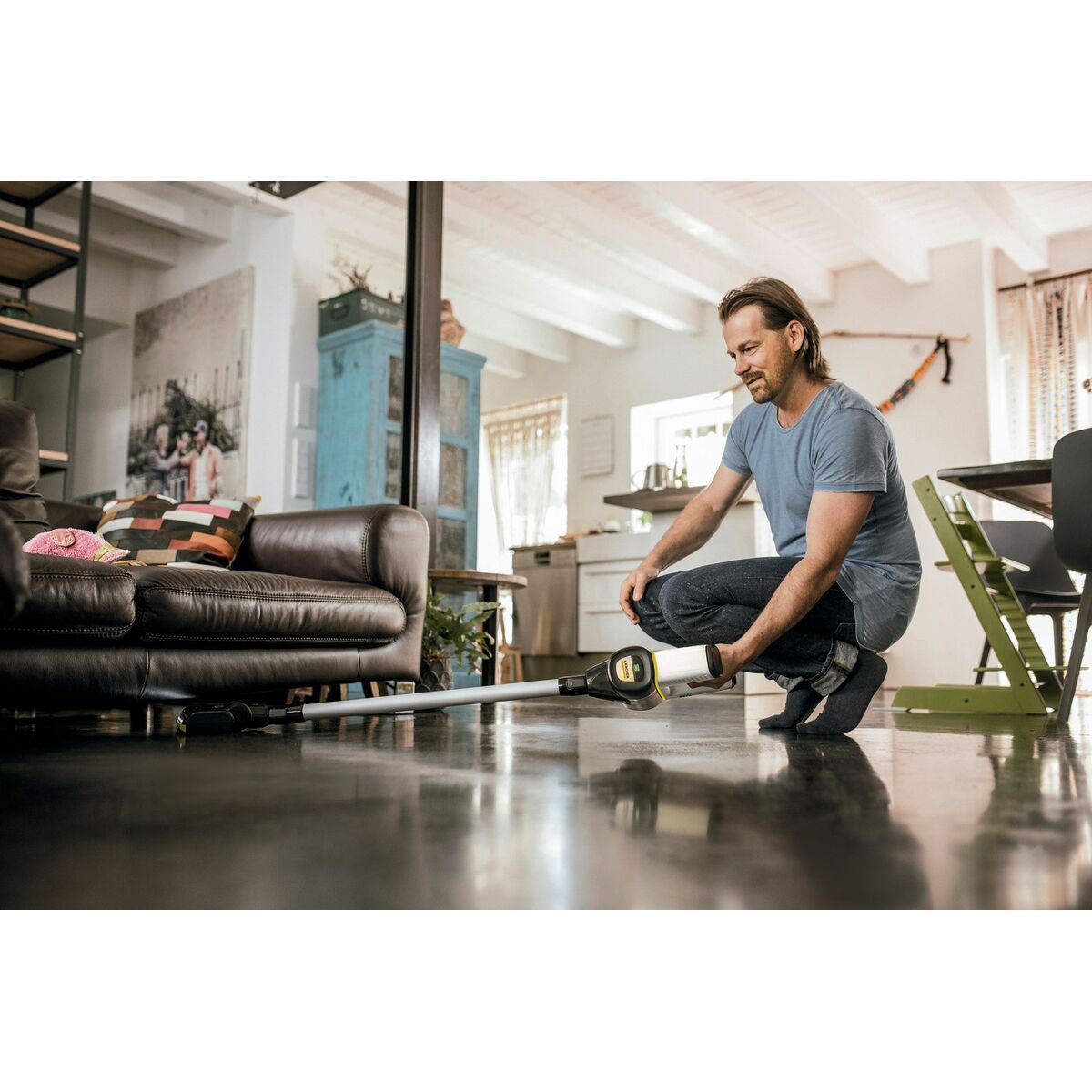 Sladdlös Dammsugare Kärcher VC 6 Gul Vit Svart Silvrig 250 W - 3