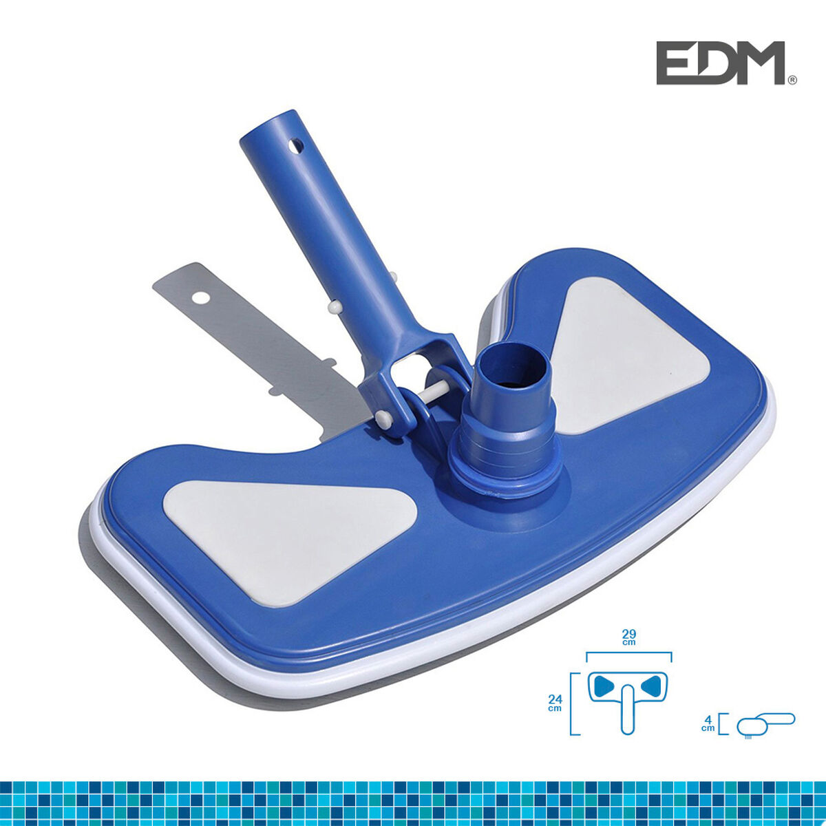 Handhållen Pool Cleaner EDM 81008 Classic 29 x 24 x 4 cm - 4