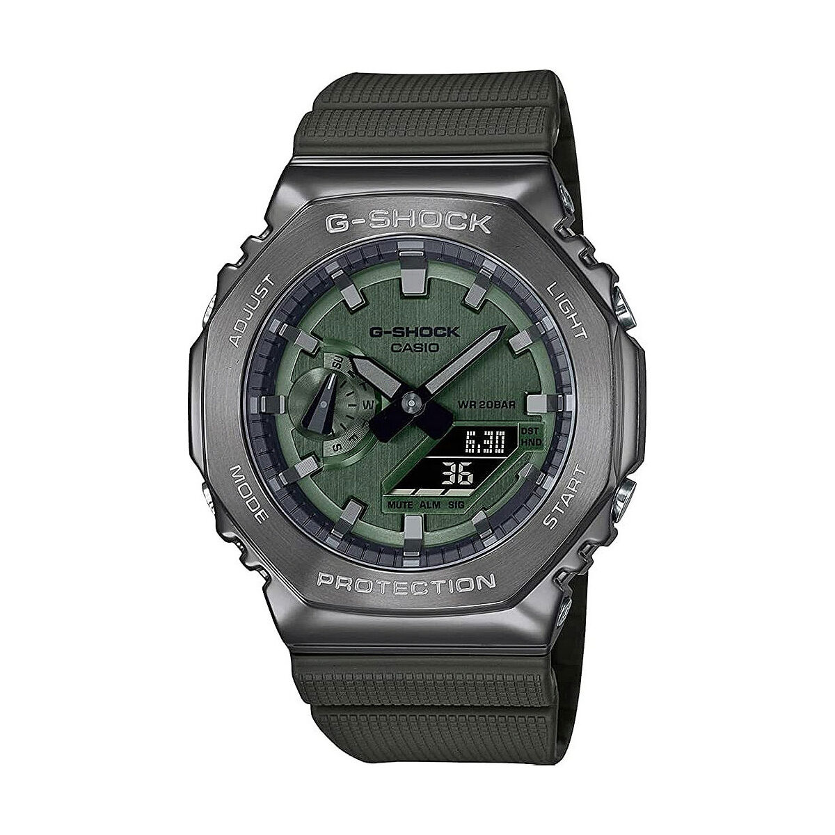 Herrklocka Casio G-Shock OAK METAL COVERED - Green (Ø 44,5 mm) (Ø 45 mm)
