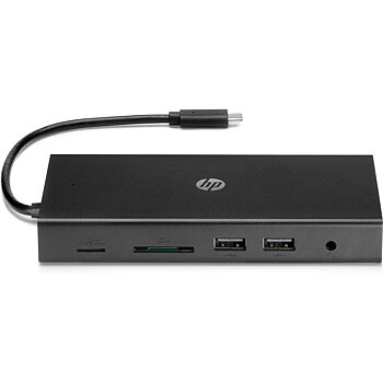 USB-HUB HP Multi Port Svart