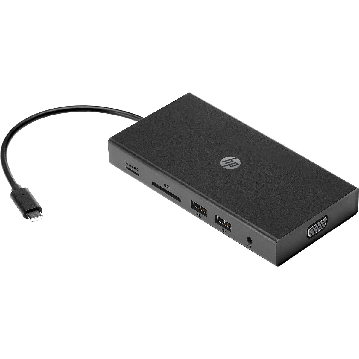 USB-HUB HP Multi Port Svart - 2