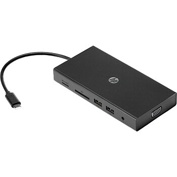 USB-HUB HP Multi Port Svart