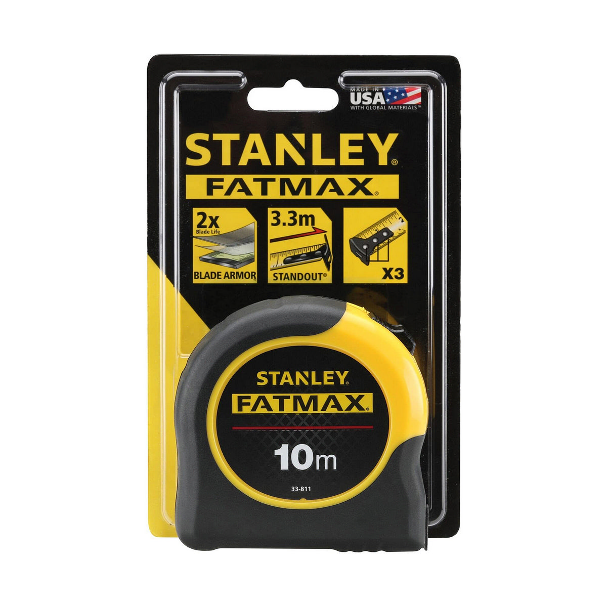 Flexometer Stanley 10 m x 32 mm - 2