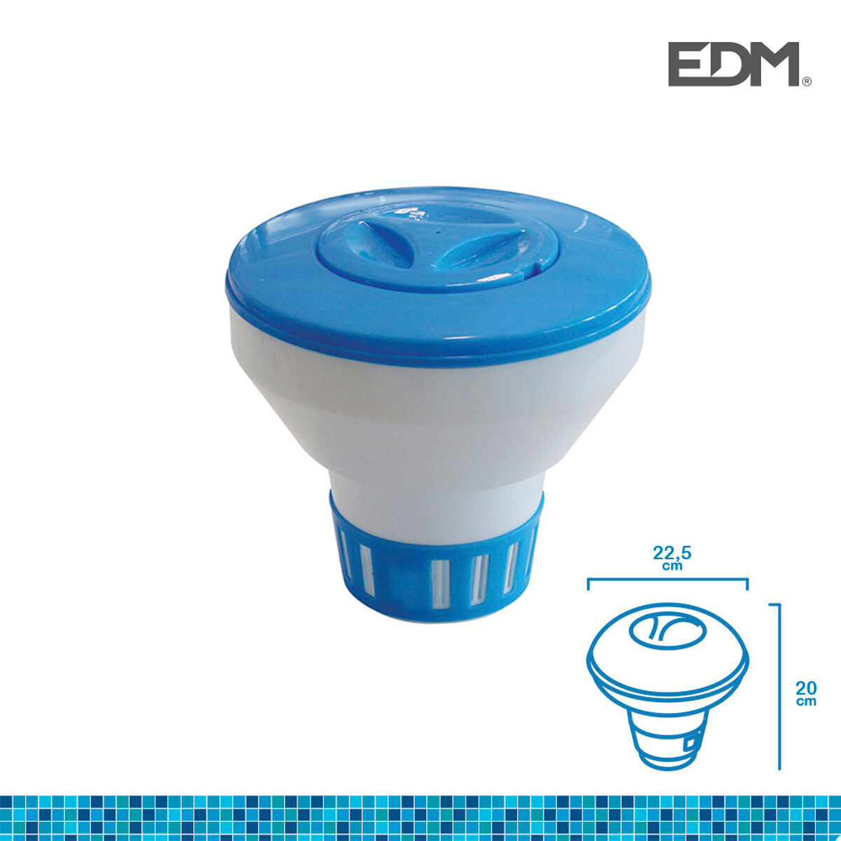 Klordispenser EDM 81013 Ø 22,5 x 20 cm - 5