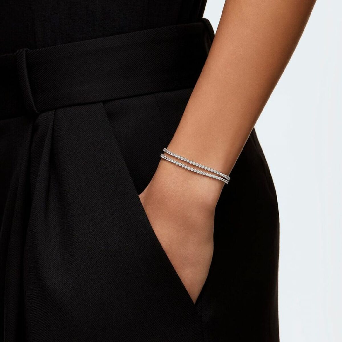 Damarmband Swarovski 5221397 Silvrig - 2