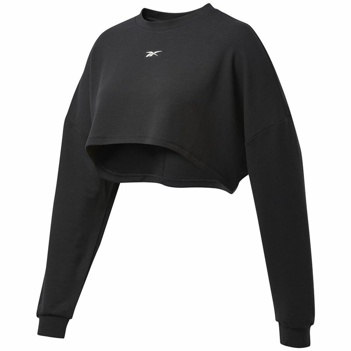 Långärmad t-shirt Dam Reebok Studio Maternity Restorative Svart - 4