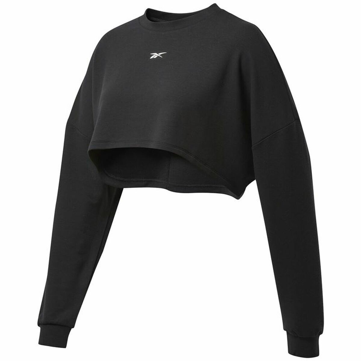 Långärmad t-shirt Dam Reebok Studio Maternity Restorative Svart - 2
