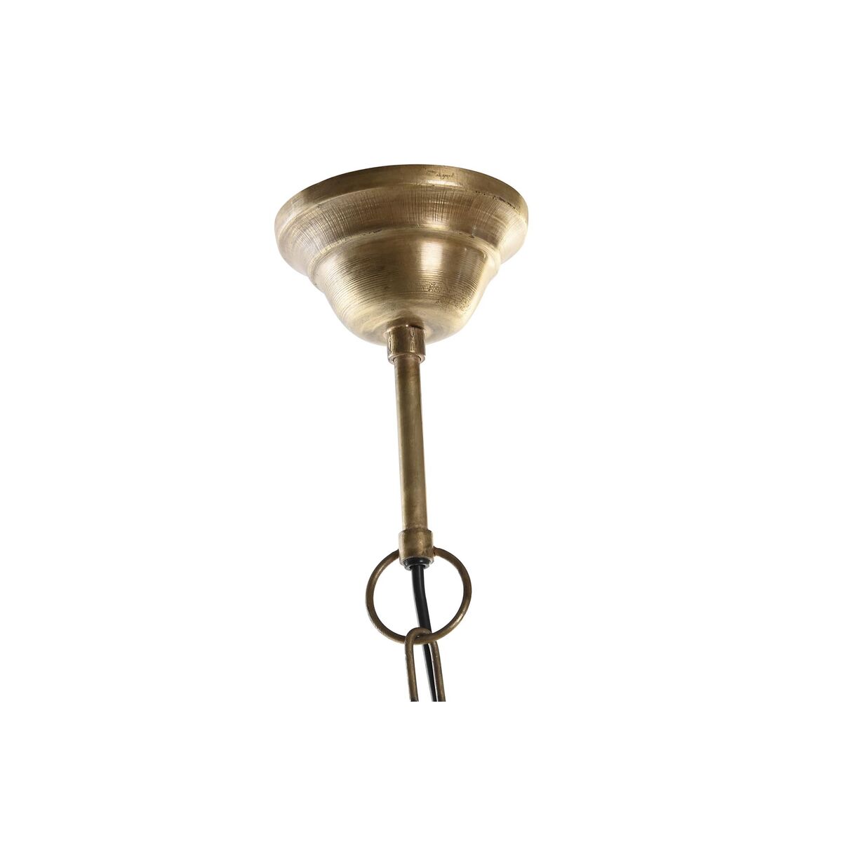 Taklampa DKD Home Decor 42 x 42 x 33 cm Gyllene Metall Trä 50 W - 6