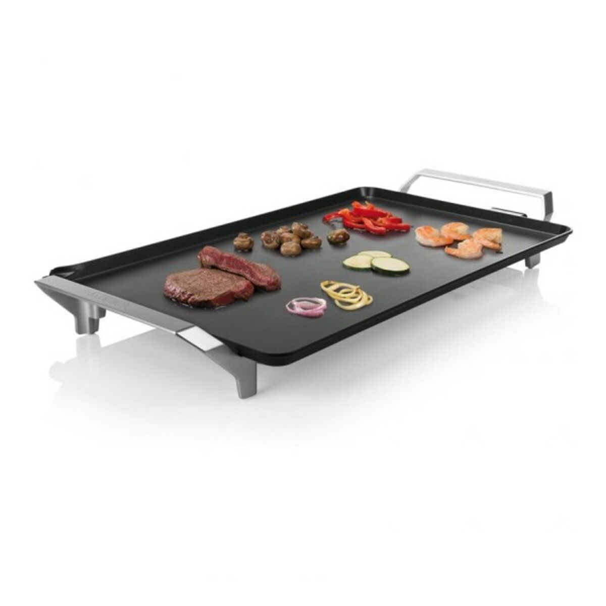 Slät grillplatta Princess Table Chef Premium XXL 103120 2500 W Svart - 2