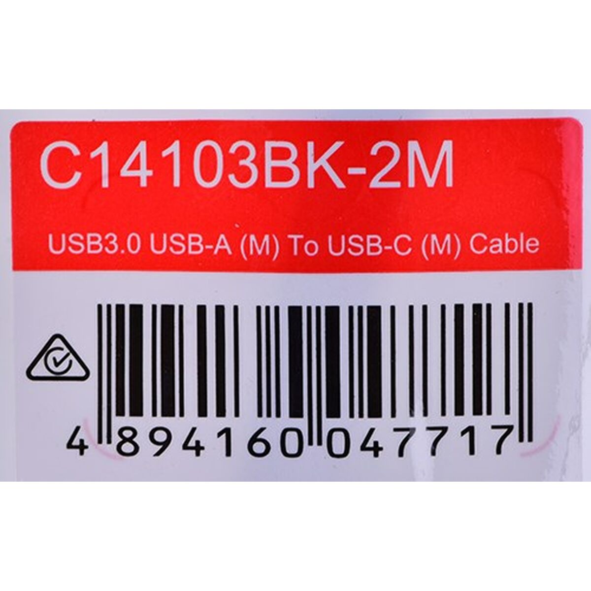 USB A till USB C Kabel Unitek C14103BK-2M Svart 2 m - 2