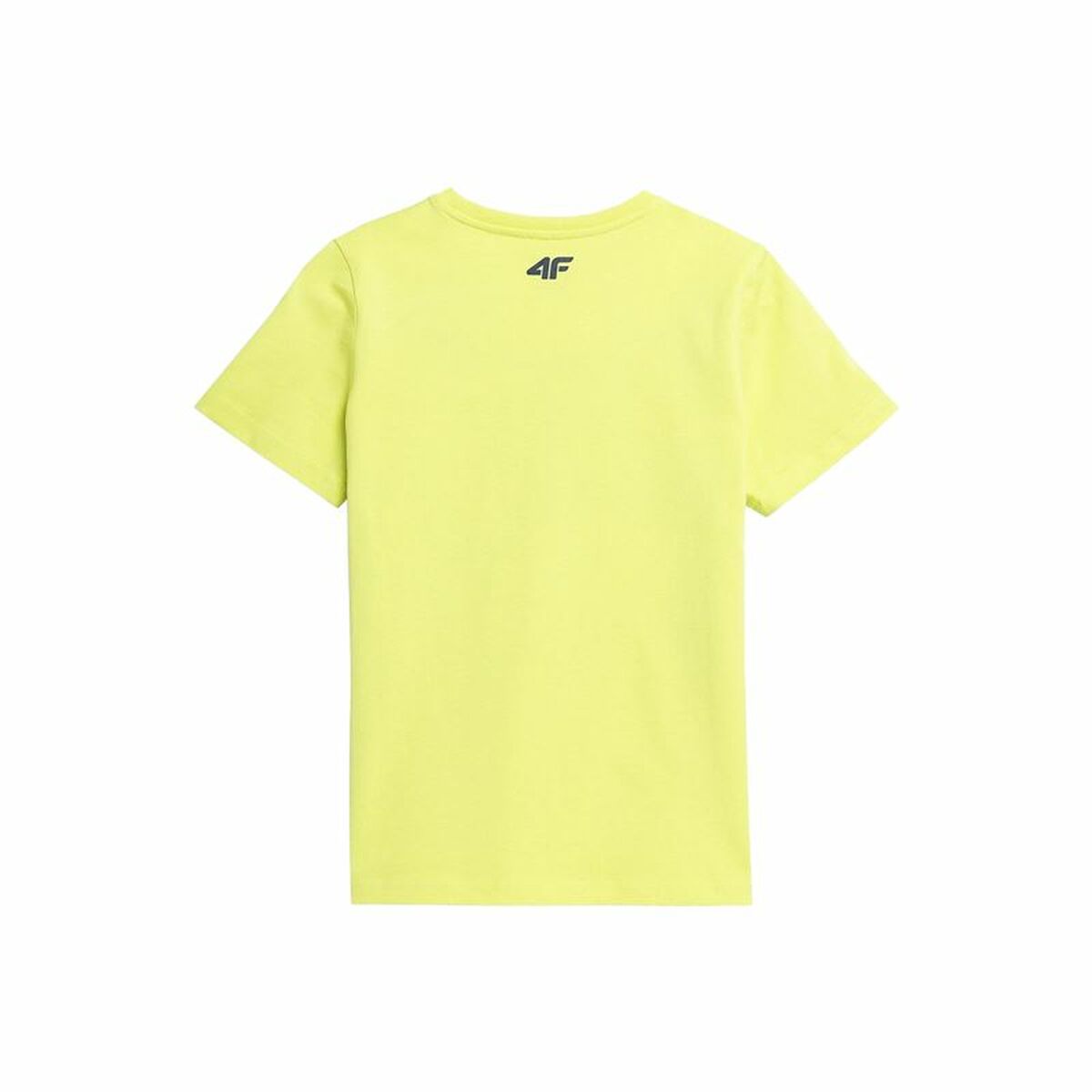 T-shirt med kortärm Barn 4F JTSM012  Gul - 10