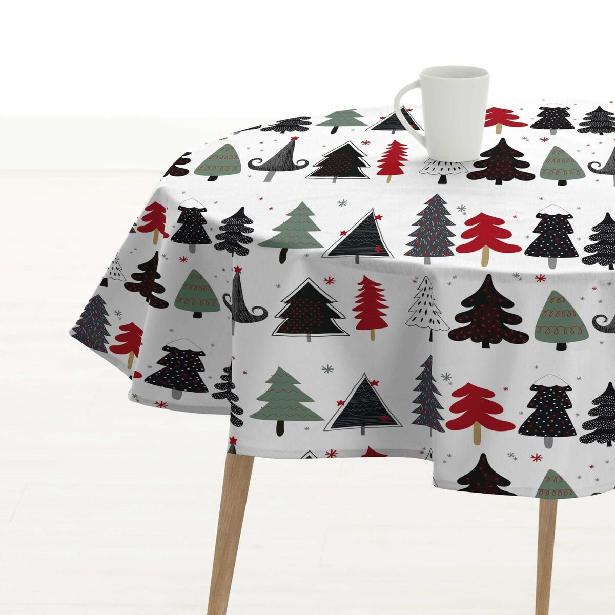 Bordsduk Belum Merry Christmas Multicolour Ø 140 cm