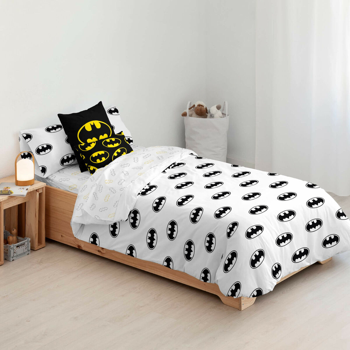 Påslakan Batman Basic Multicolour 175 Trådar 180 x 220 cm - 3