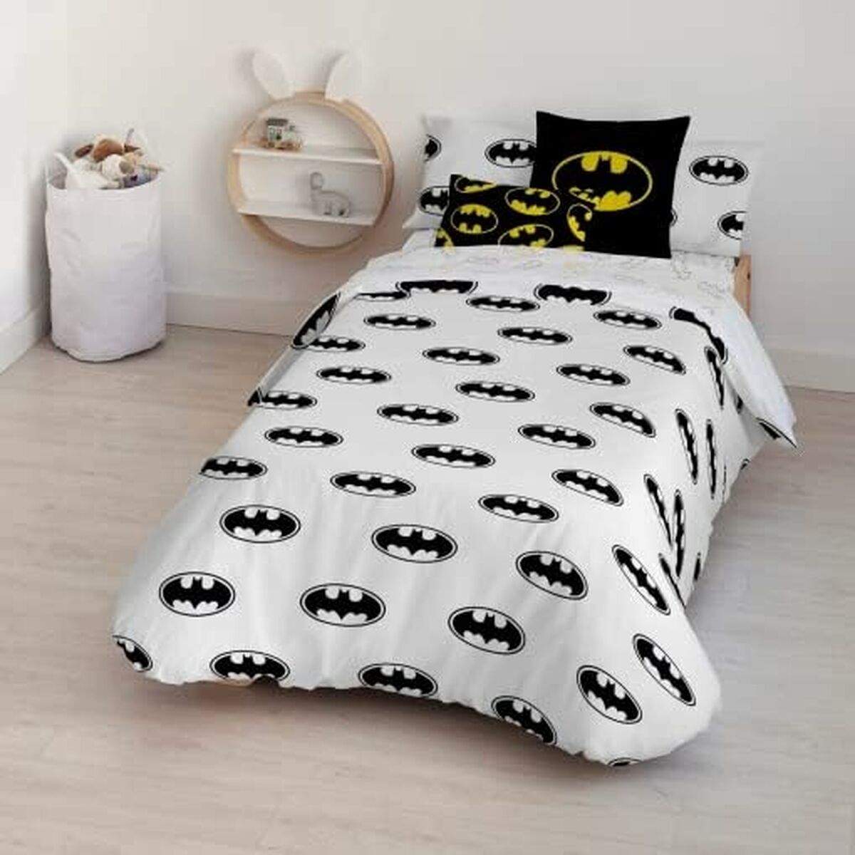 Påslakan Batman Basic Multicolour 175 Trådar 180 x 220 cm - 2