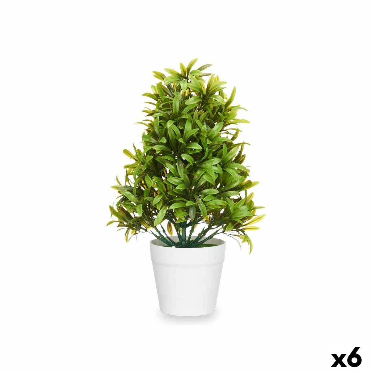 Dekorativ växt Ibergarden Plast 18 x 35 x 16 cm (6 antal)