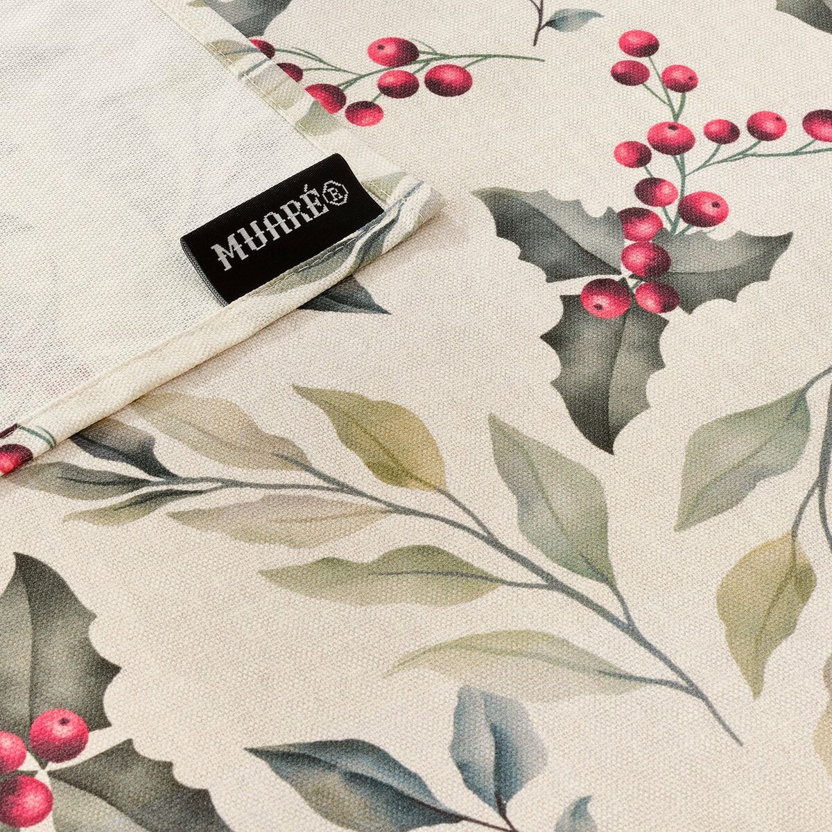 Fläckresistent bordsduk i harts Belum Christmas Röd Grön Naturell 200 x 150 cm - 4