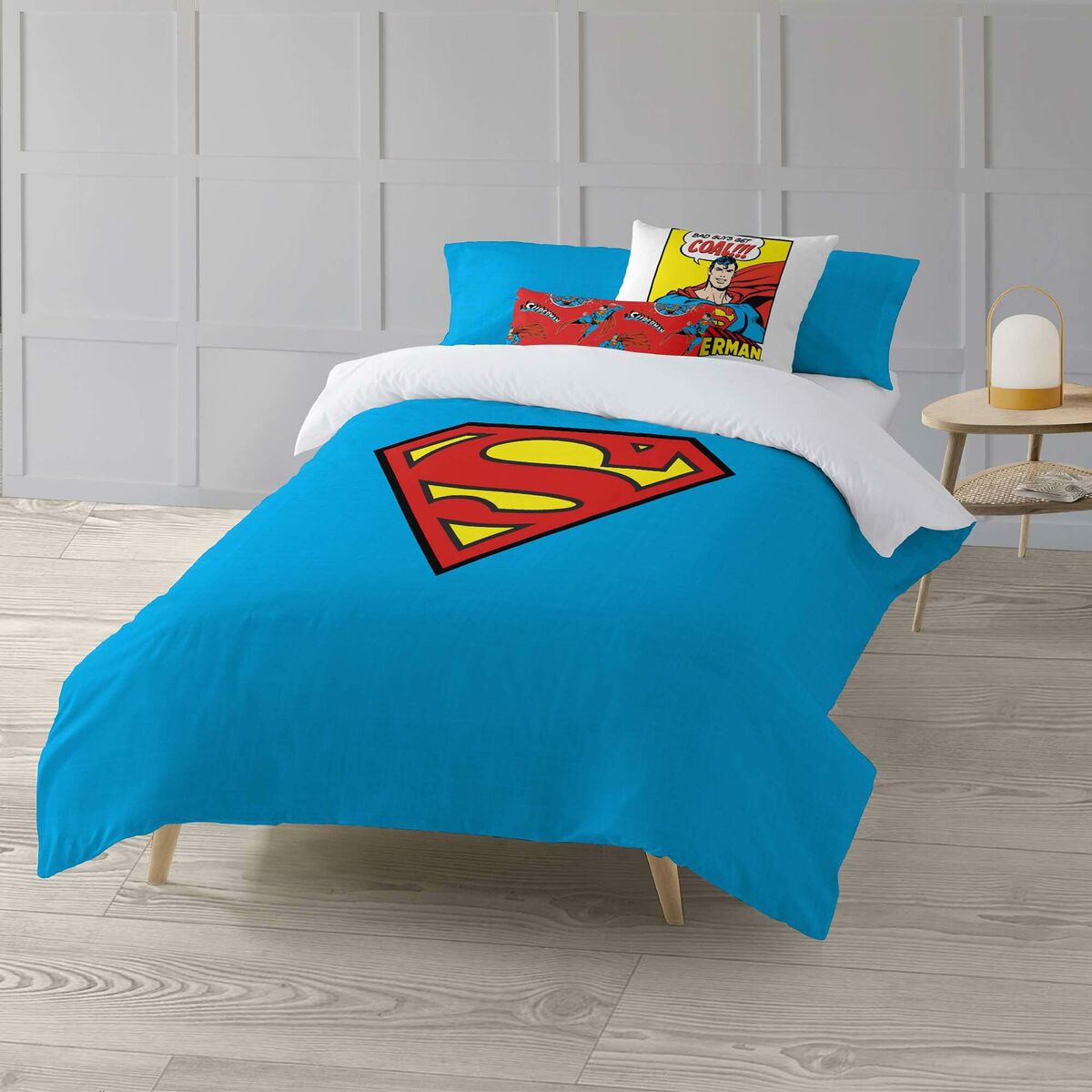 Påslakan Superman Superman Multicolour 175 Trådar 180 x 220 cm - 3