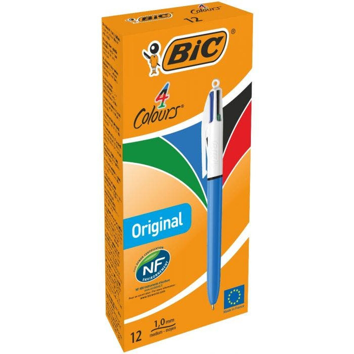 Penna Bic Original Blå Multicolour 4 färger Laddningsbar - 2