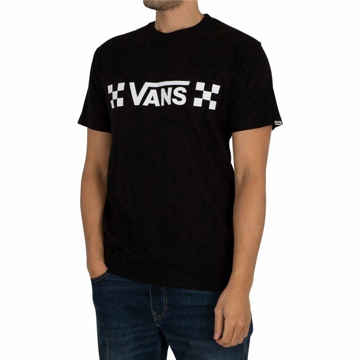 T-shirt med kortärm Herr Vans Drop V Che-b Svart - 7
