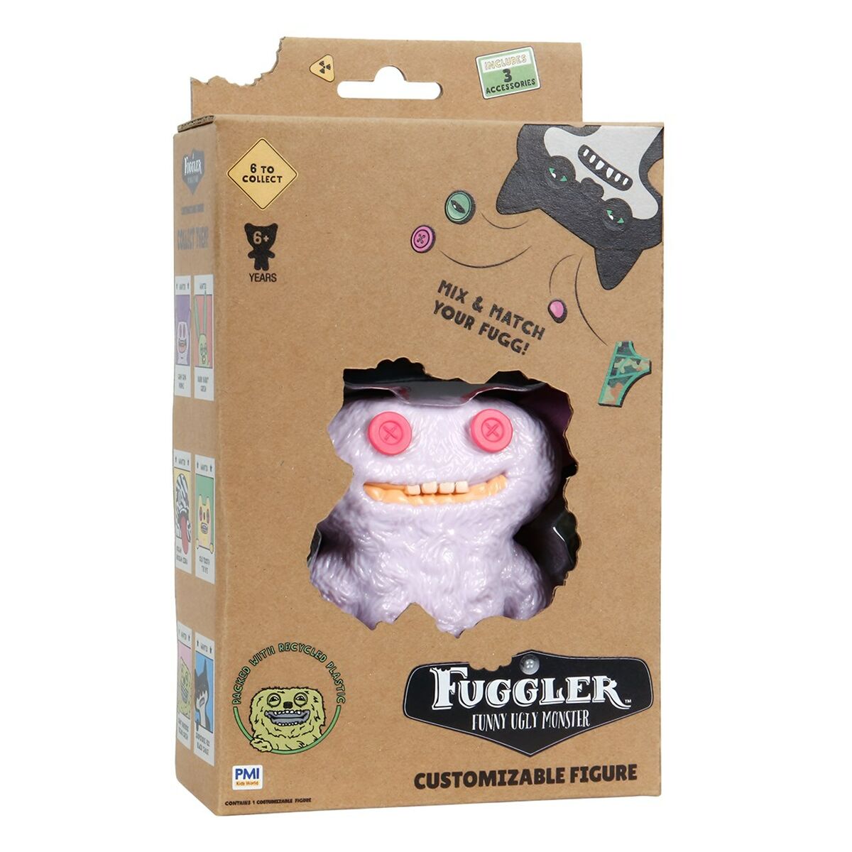 Samlingsfigurer PMI Kids World FG6010F Purpur Plast