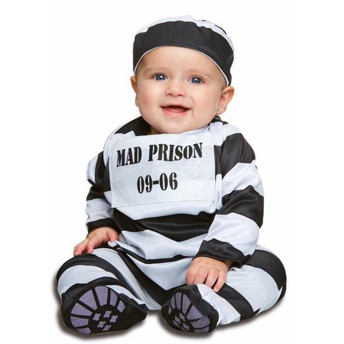 Maskeraddräkt bebis My Other Me Mad Prison 0-6 månader - 2