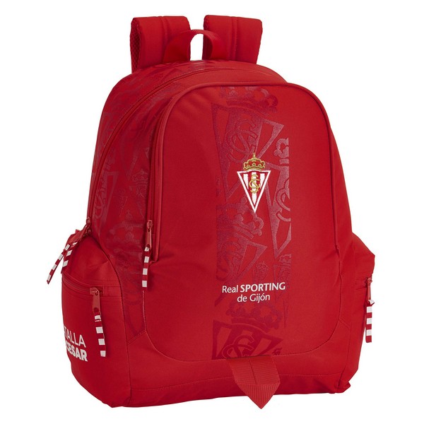 Skolryggsäck Real Sporting de Gijón Röd - 4