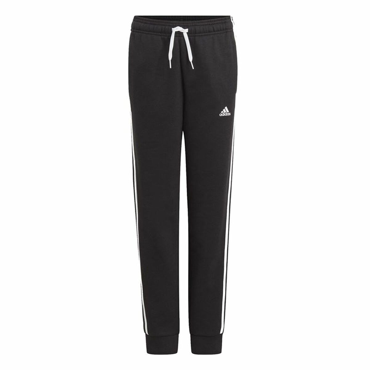 Nederdel träningsoverall för barn Adidas  Essentials 3 Ban Svart - 4