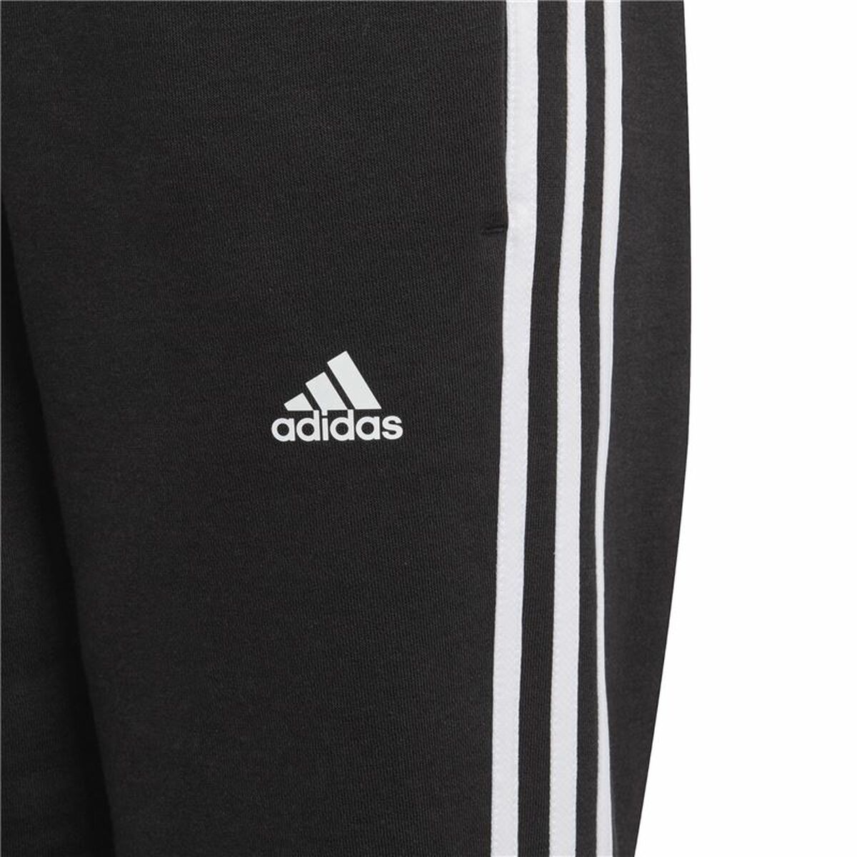 Nederdel träningsoverall för barn Adidas  Essentials 3 Ban Svart - 10