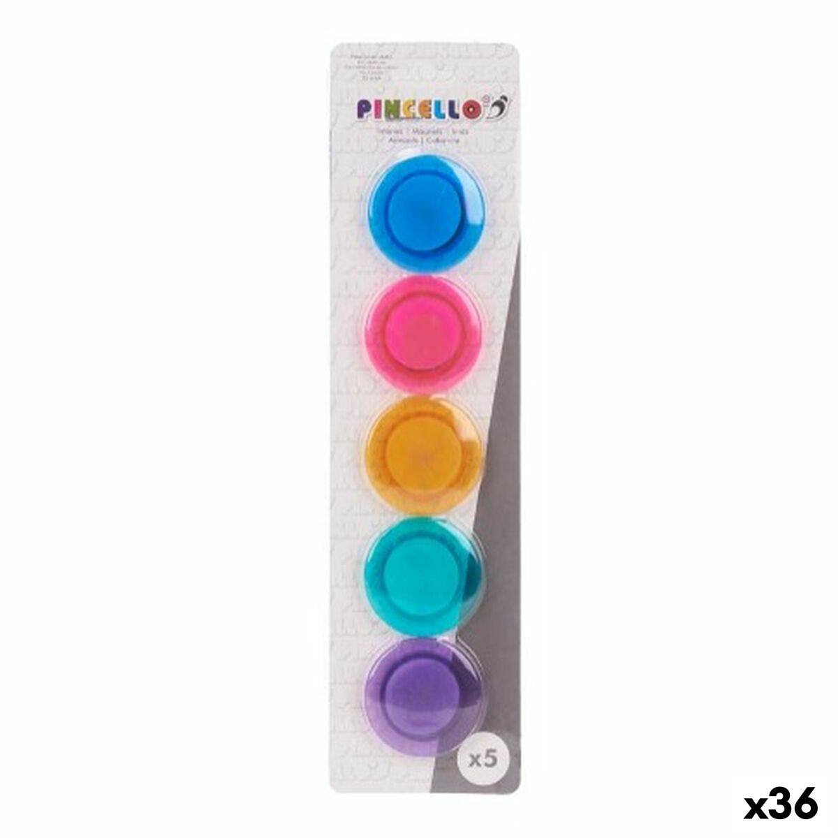 Magneter Pincello Stor Multicolour (36 antal)