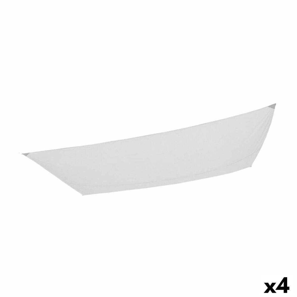 Skugga segel Aktive Triangulär Vit 200 x 0,5 x 300 cm (4 antal) - 5