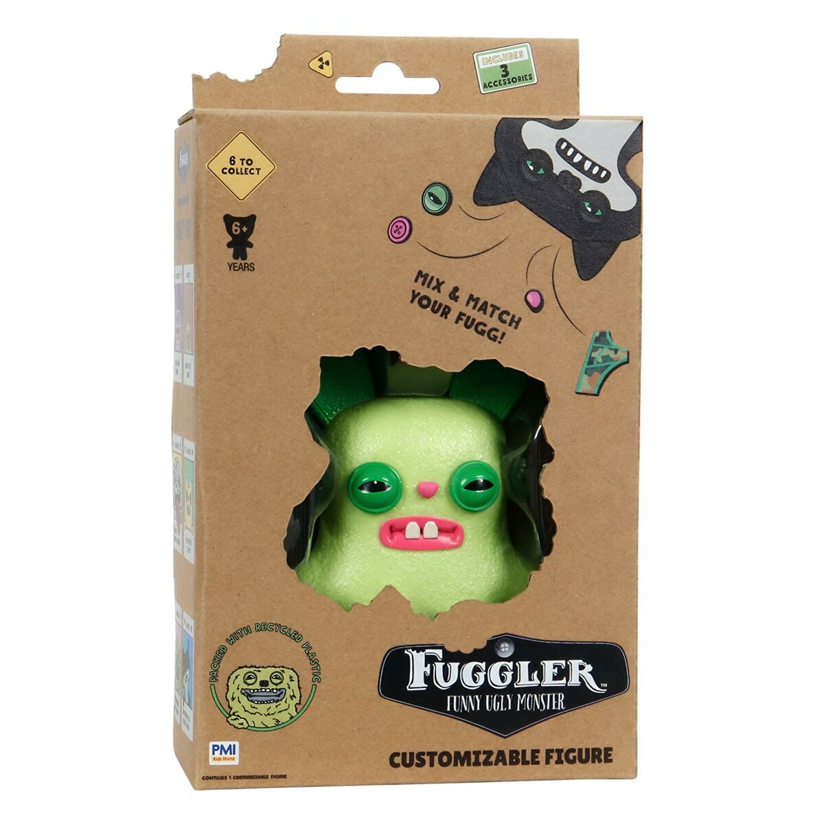 Samlingsfigurer PMI Kids World FG6010D Grön Plast Kanin