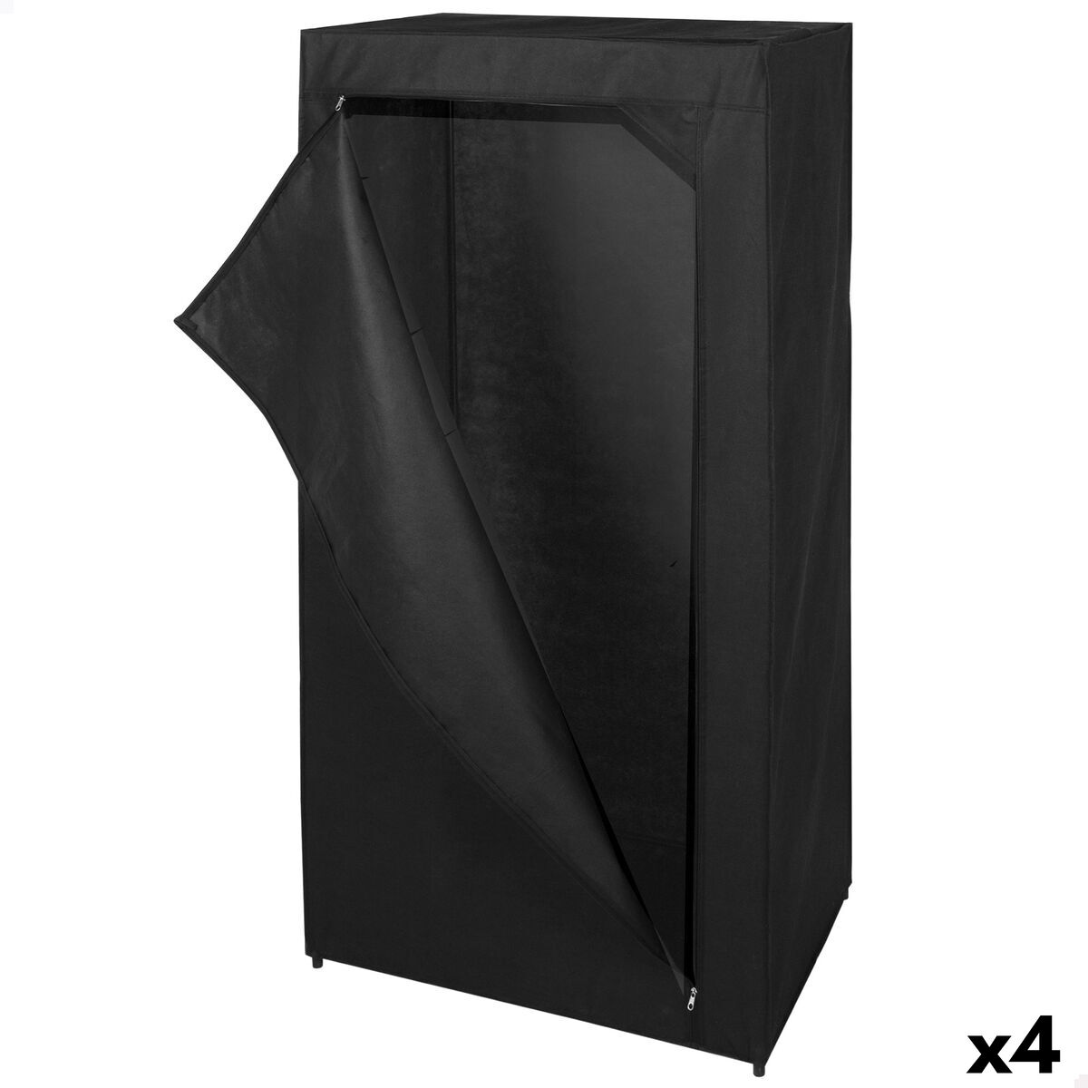 Kläd- och skoförvaring Max Home Svart 70 X 148 X 46 CM 4 antal