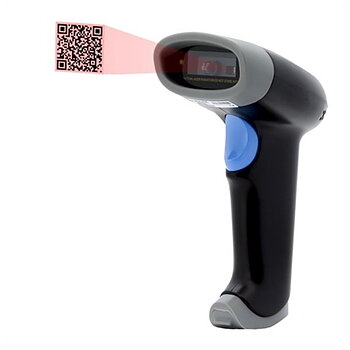 Sträckkodsläsare iggual L2DUSB 200 scan/s LED Svart
