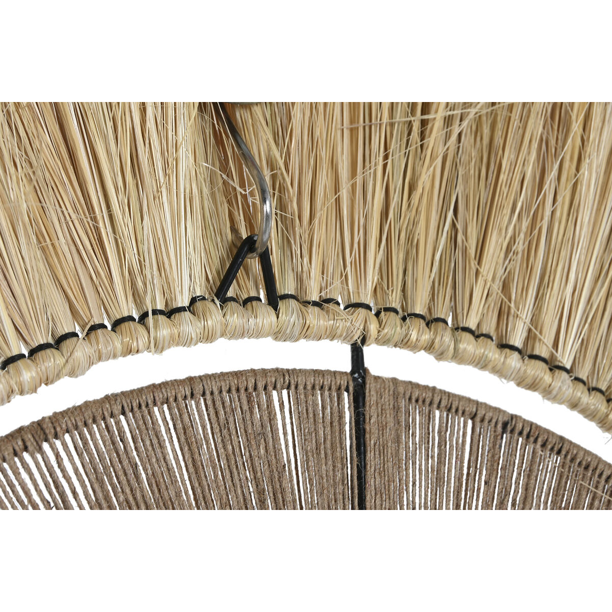 Väggspegel DKD Home Decor Naturell Bali 79 x 4 x 79 cm - 3