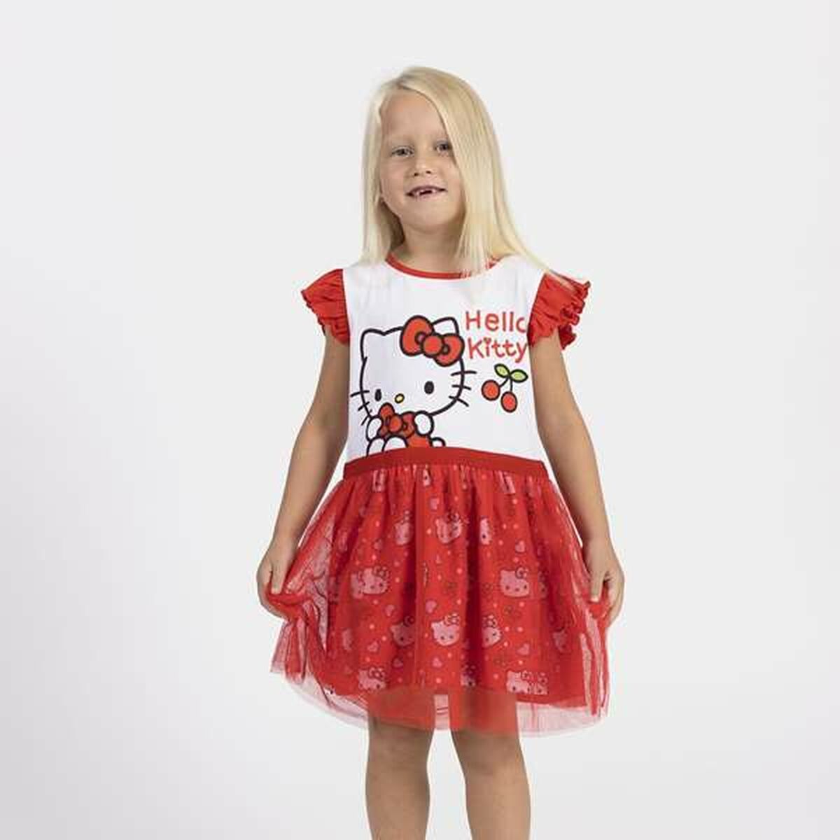 Klänning Hello Kitty Röd - 2