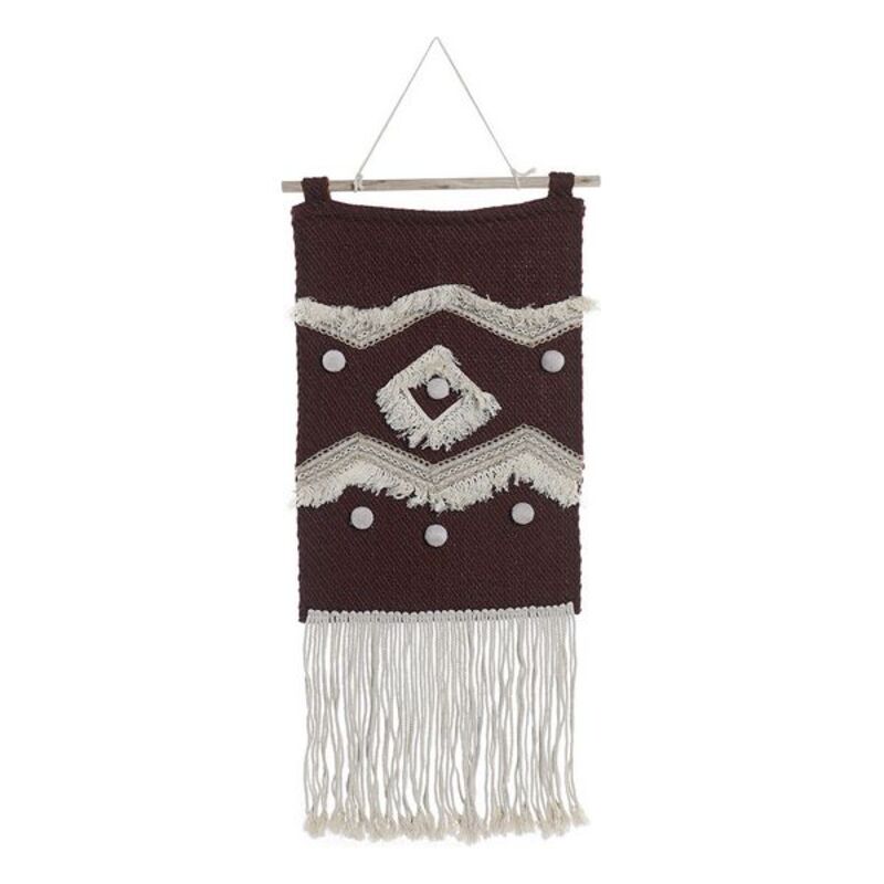 Väggdekoration DKD Home Decor Röd Naturell Boho 45 x 2 x 115 cm - 5