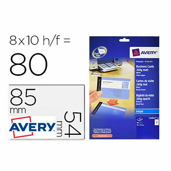 Termiskt Papper på Rulle Avery C32015-10E Vit (10 antal)