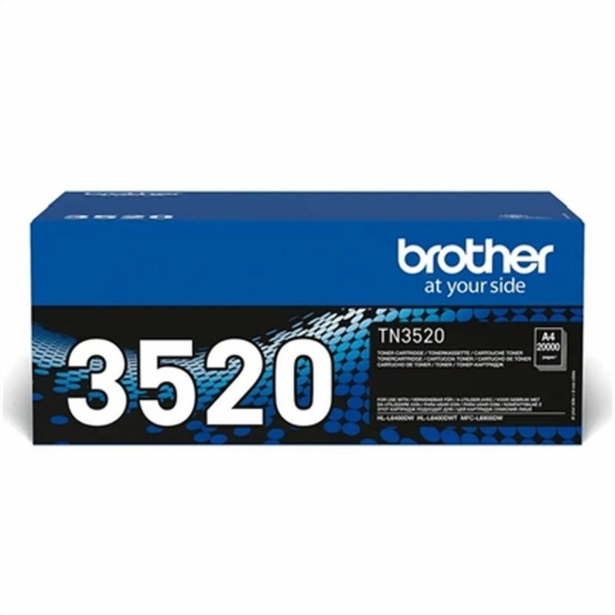Original Toner Brother ?TN3520 Svart