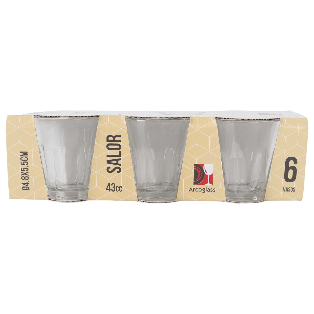 Set med snapsglas Inde Salor 43 ml 6 Delar (12 antal) - 3