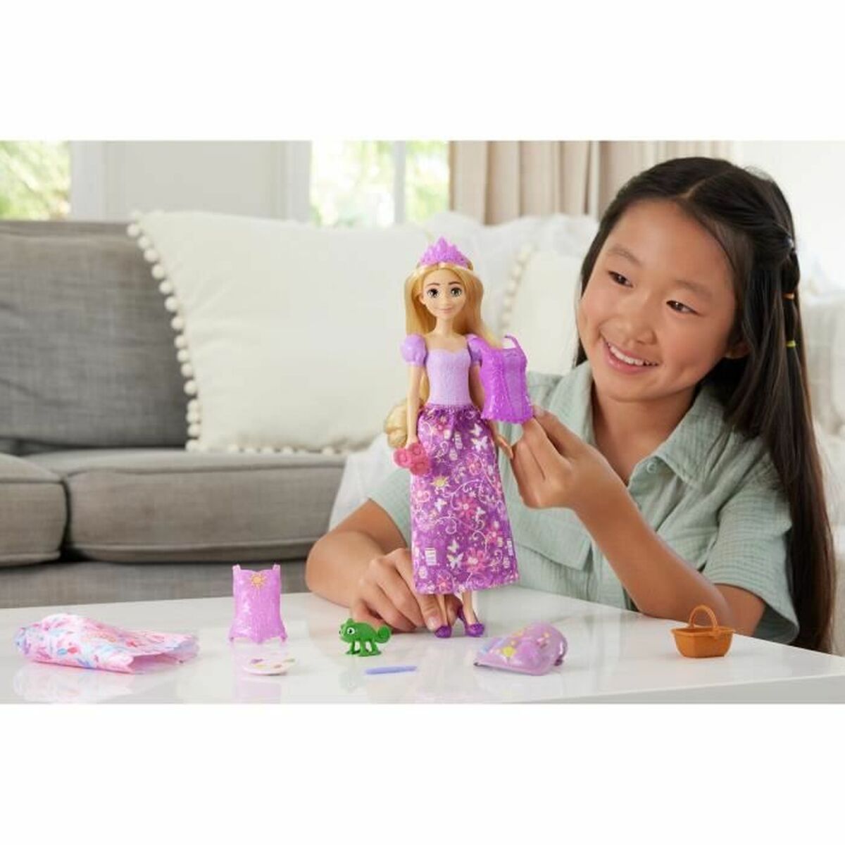 Docka Disney Princess RAPUNZEL PICNIC AND ART - 5