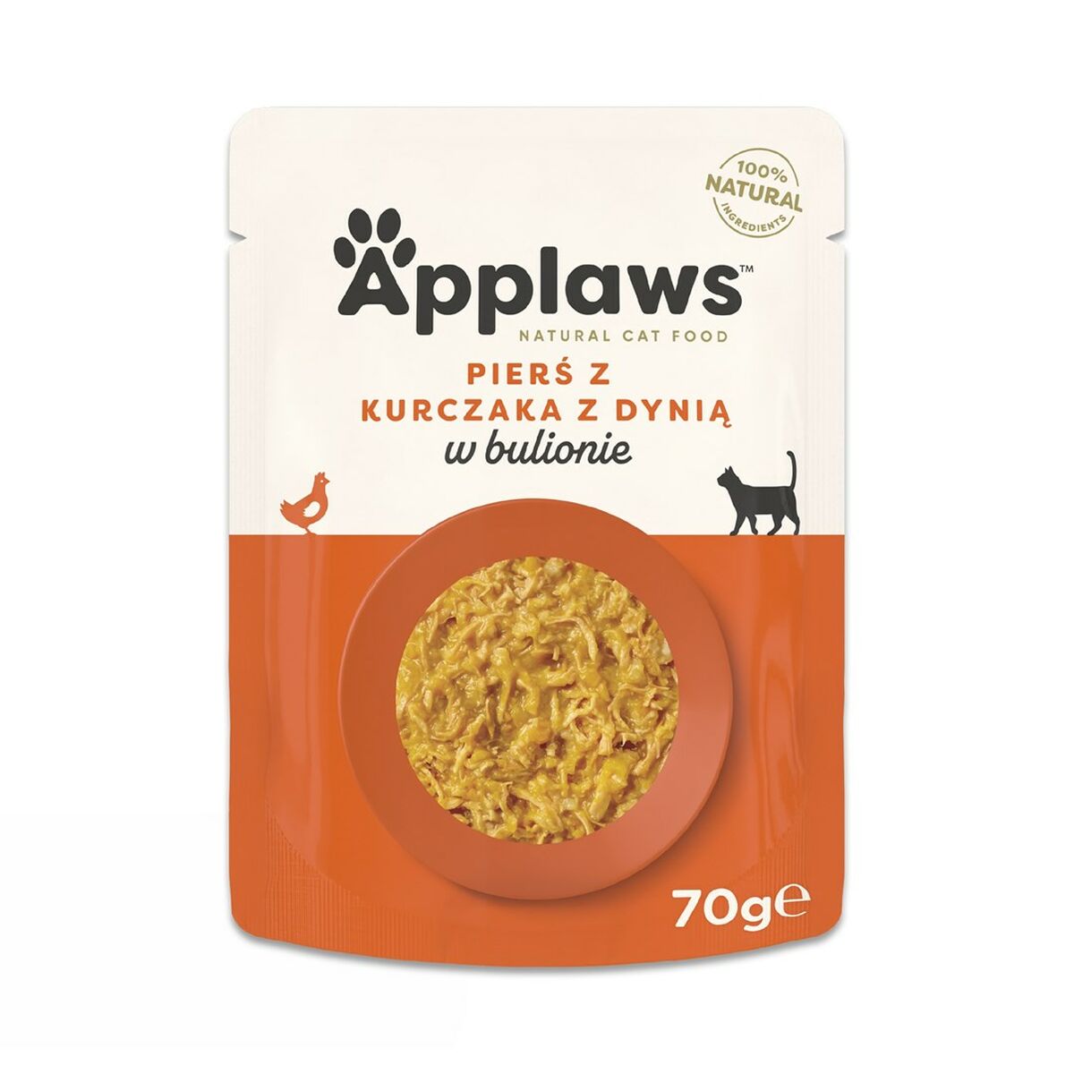 Kattmat Applaws Chicken breast with pumpkin in broth Kyckling 70 g