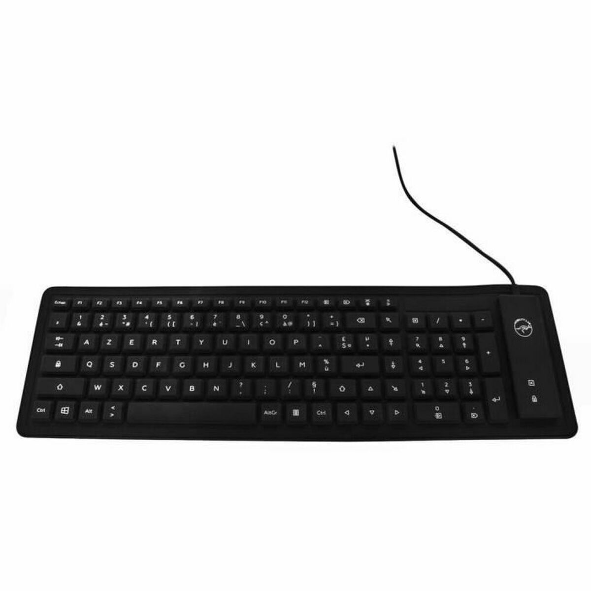 Tangentbord Mobility Lab ML300559 AZERTY Hoprullningsbara Svart - 7