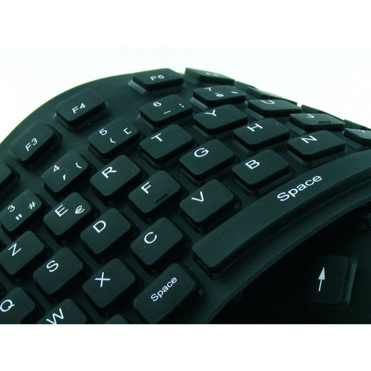 Tangentbord Mobility Lab ML300559 AZERTY Hoprullningsbara Svart - 8