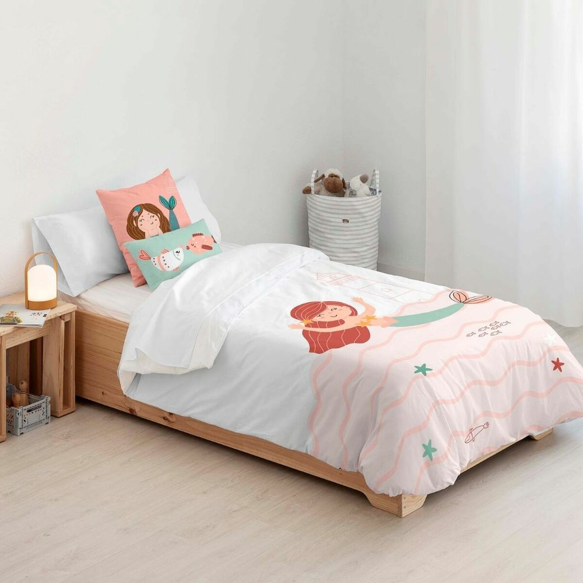 Påslakan Kids&Cotton Mosi Big Rosa 175 Trådar 180 x 220 cm 180 x 240 cm - 2