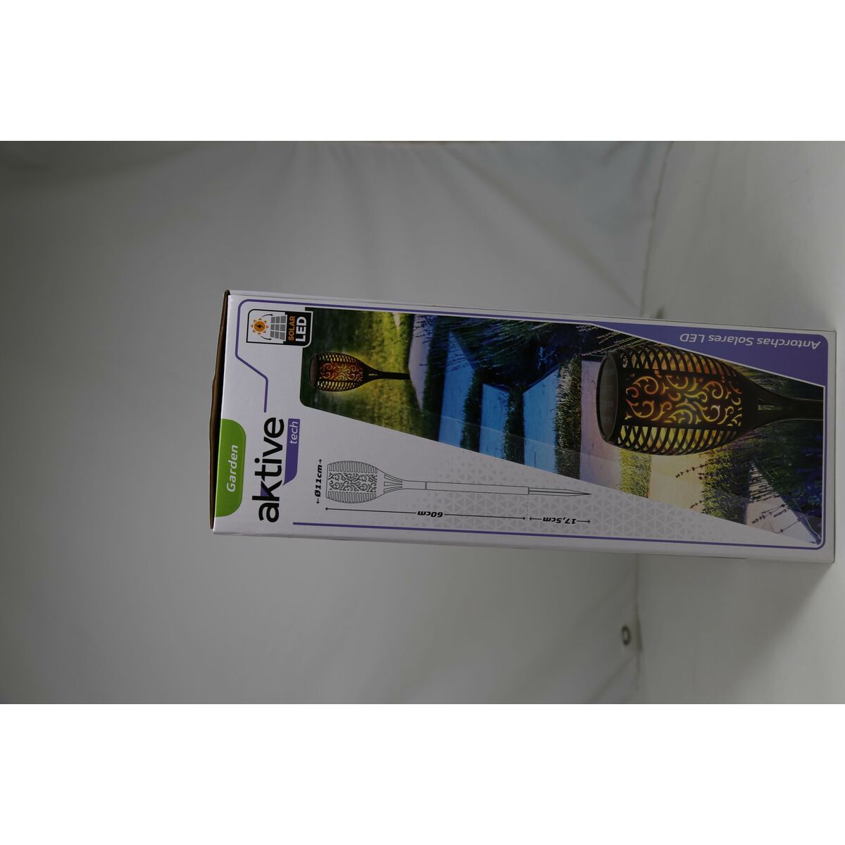 Uppsättning med solcellsstav Aktive 51 Plast 11 x 77,5 x 11 cm (4 antal) - 8