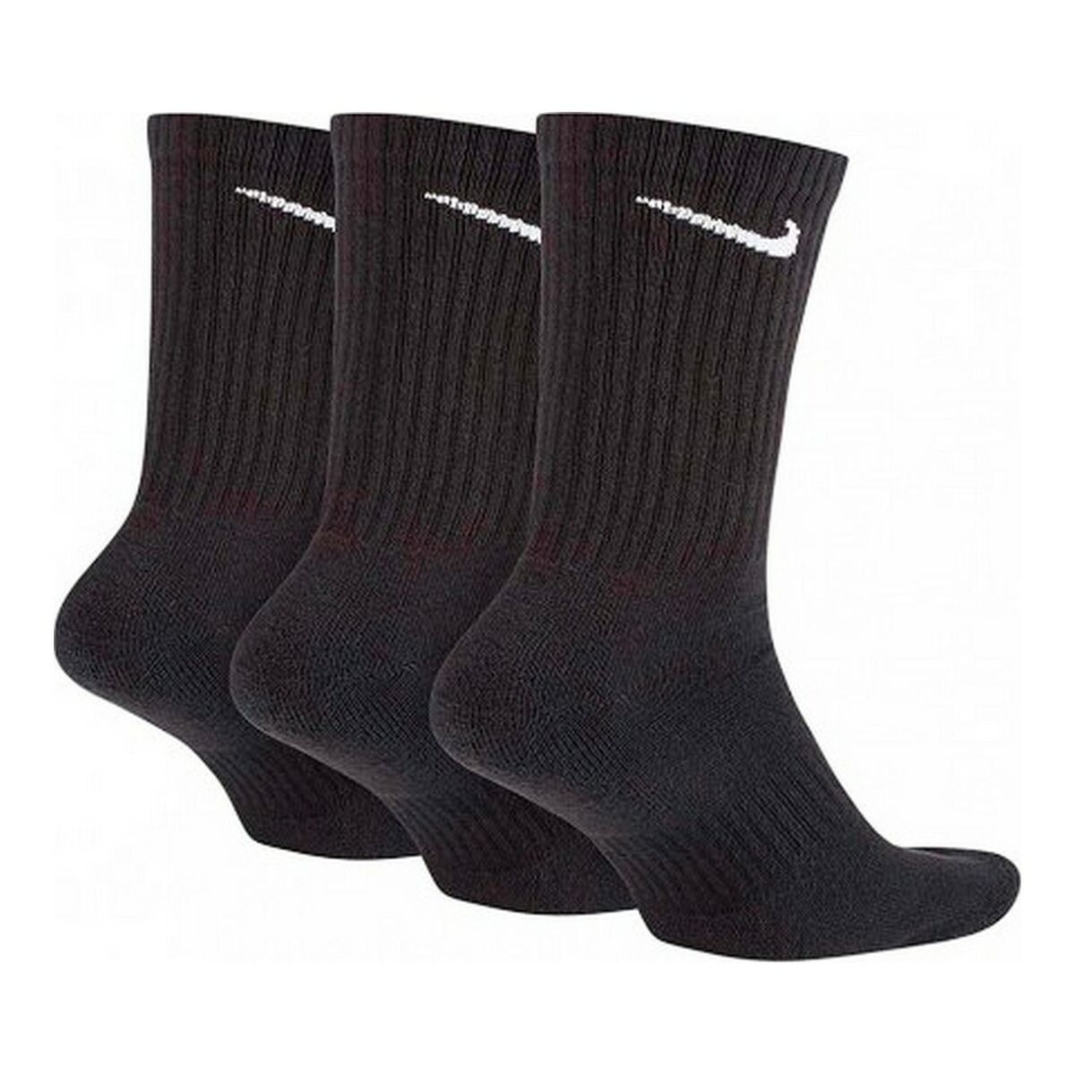 Sportstrumpor Nike  EVERYDAY CUSHIONED SX7664 Svart Nylon (3 pcs) - 2