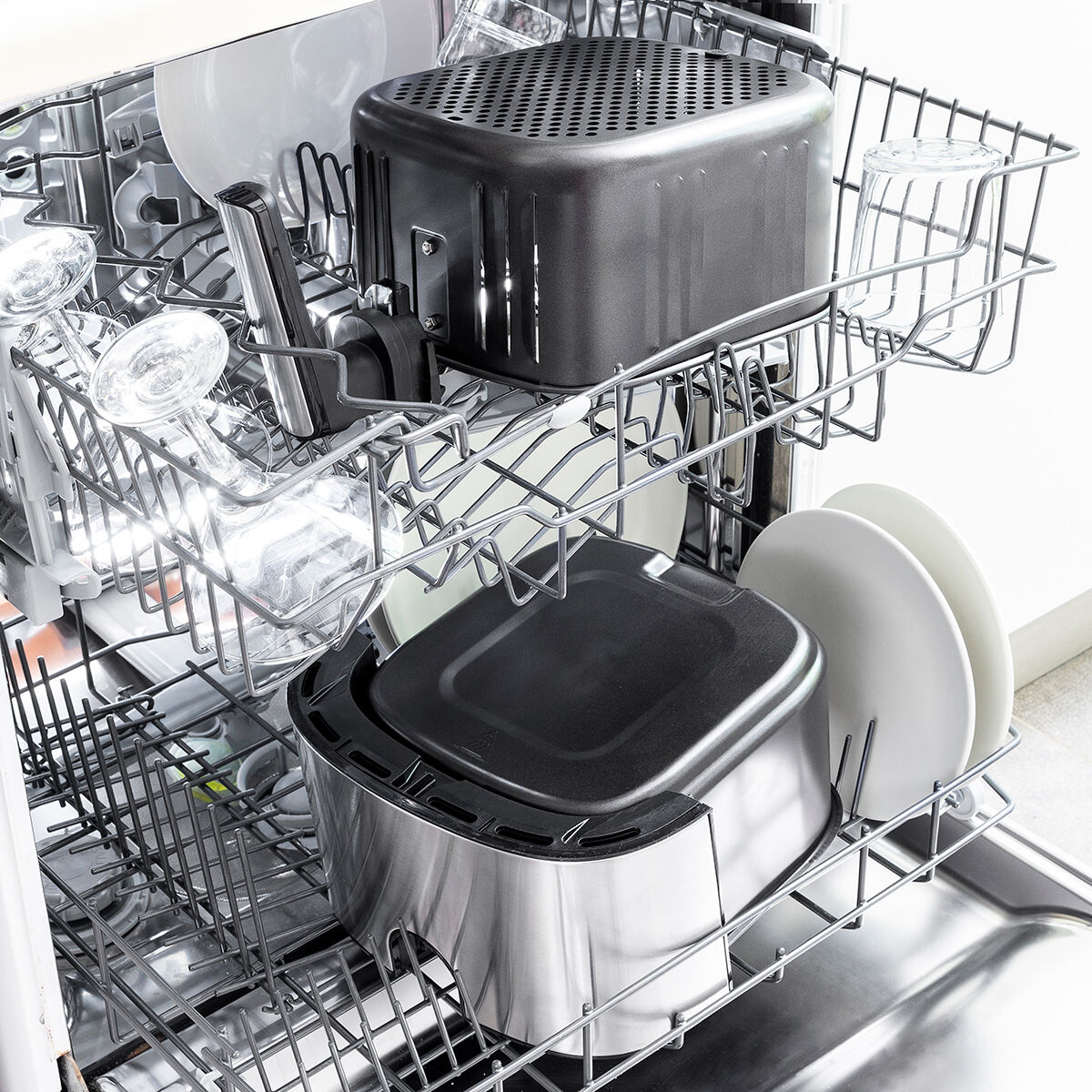 Luftfritös InnovaGoods Fryinn Pro 5500 Svart 1700 W 5,5 L Rostfritt stål - 27