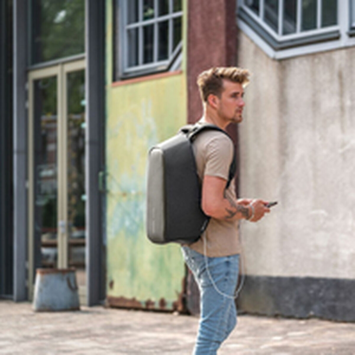 Anti-theft Backpack XD Design P705.291 Svart - 8
