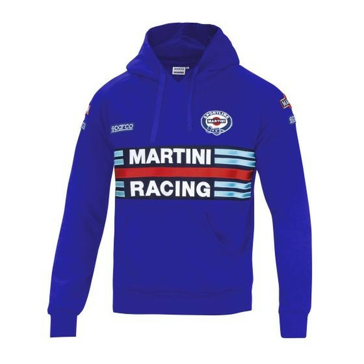 Tröja med huva Sparco Martini Racing Blå - 2