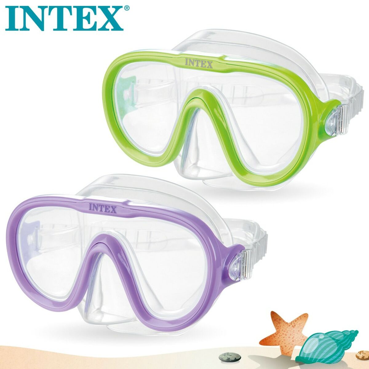 Snorkel Intex Sea Scan Purpur - 4